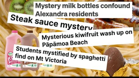 A brief history of New Zealand’s weirdest mystery food dumps.